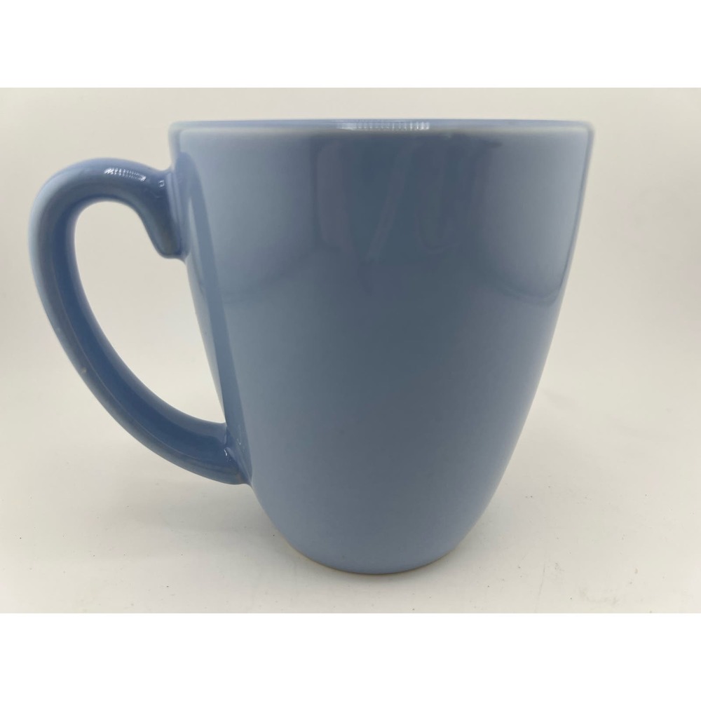 Corelle Stoneware Light Baby Blue Coffee Cup Tea Mug Vintage